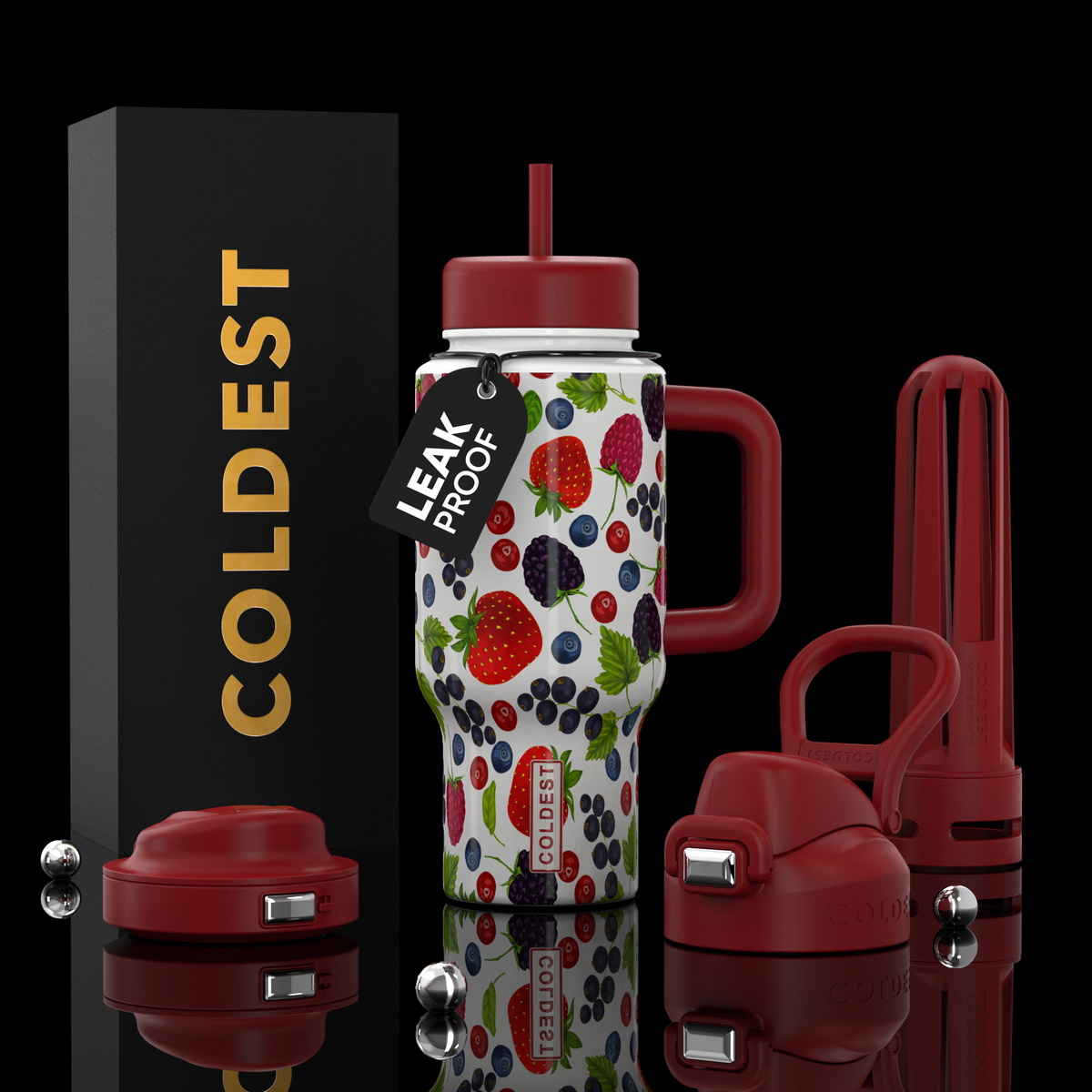 COLDEST Limitless Ultra v8 24oz Insulated Water Bottle