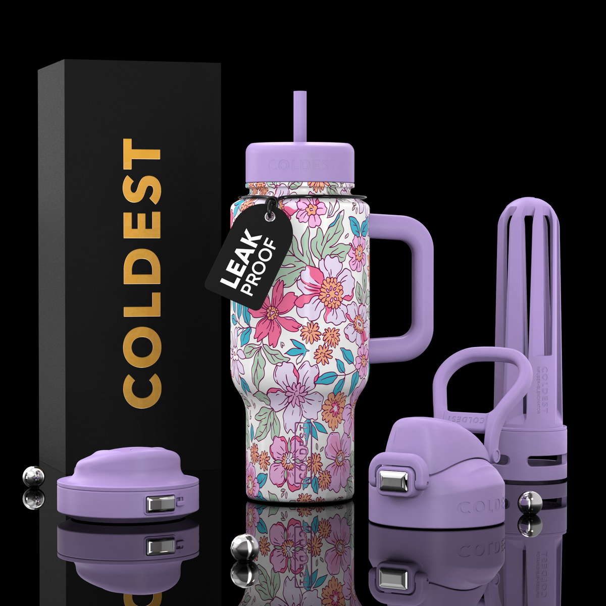COLDEST Limitless Ultra v8 24oz Insulated Water Bottle