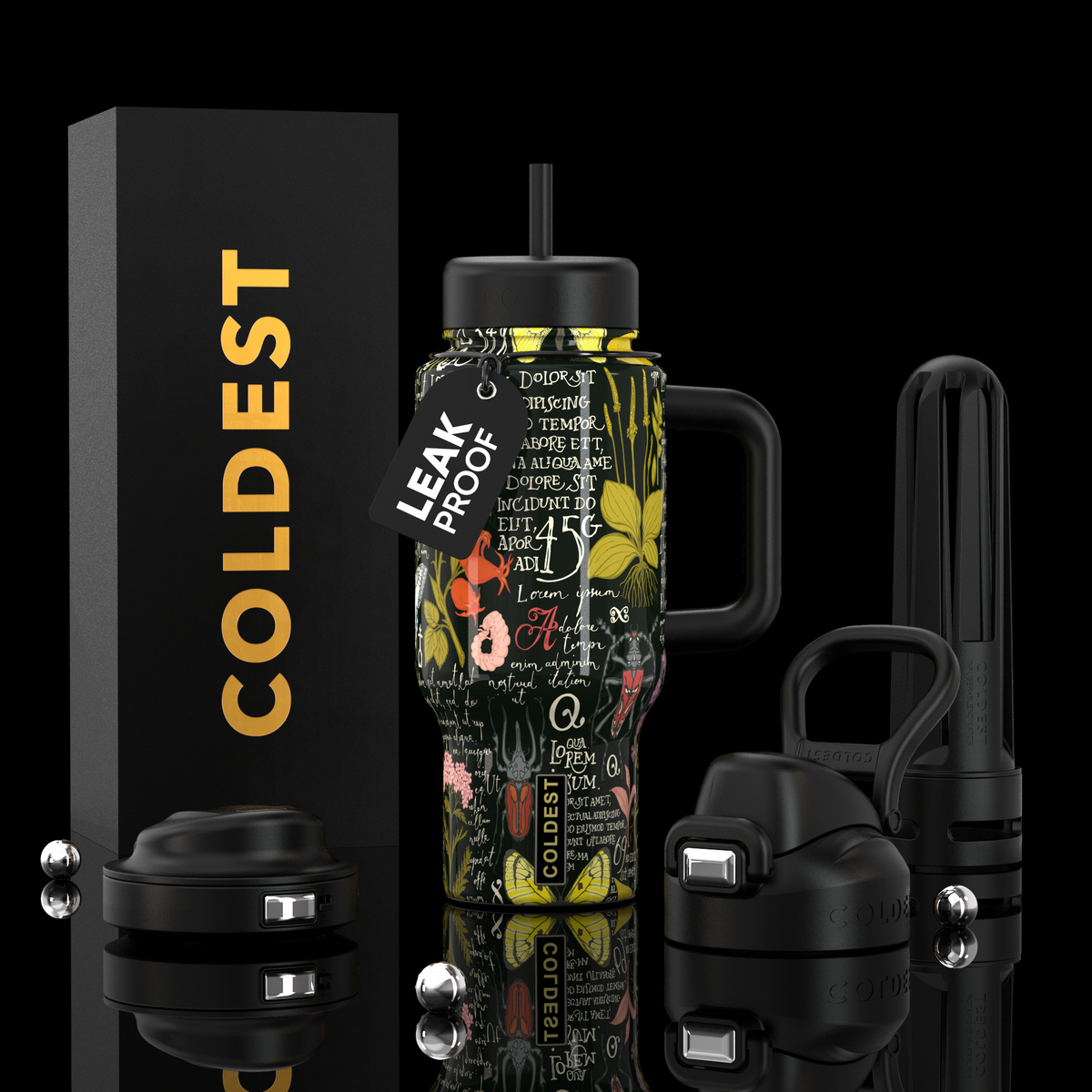 COLDEST Limitless Ultra v8 24oz Insulated Water Bottle