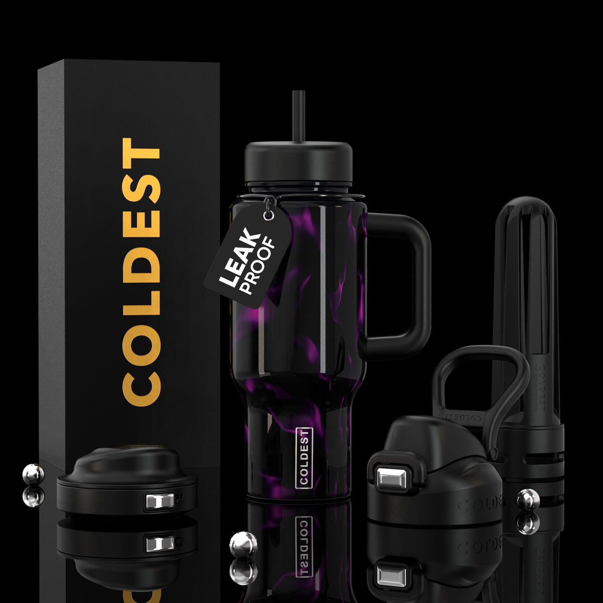 COLDEST Limitless Ultra v8 24oz Insulated Water Bottle