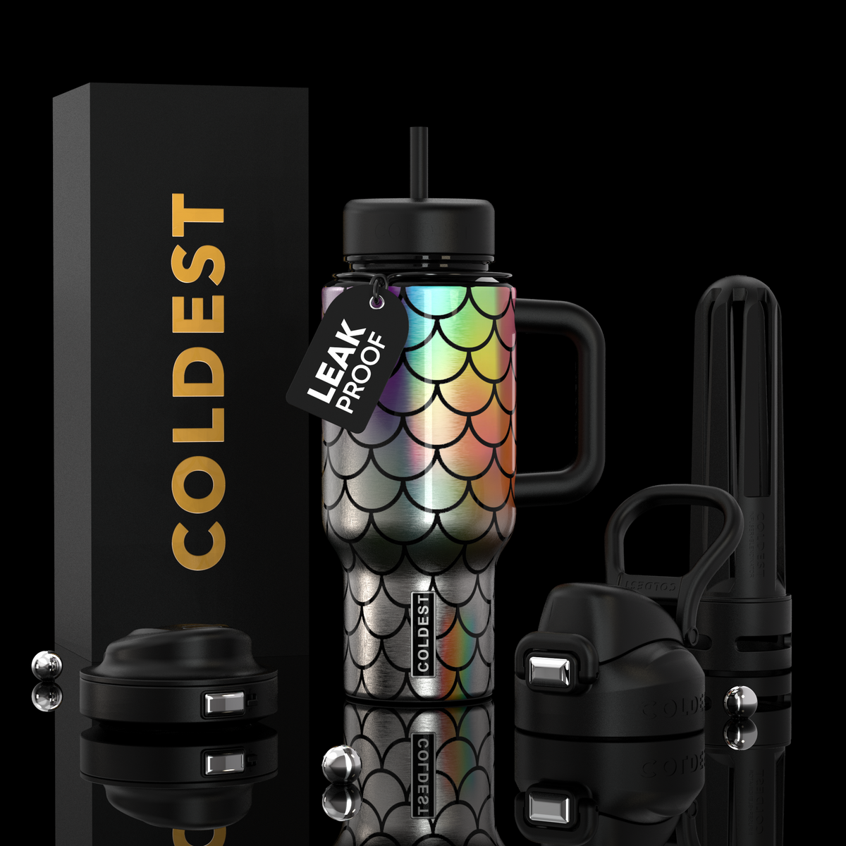 COLDEST Limitless Ultra v8 24oz Insulated Water Bottle