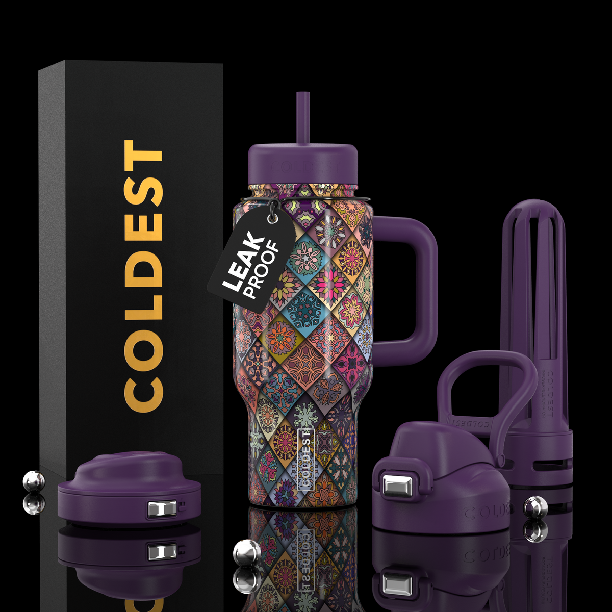 COLDEST Limitless Ultra v8 24oz Insulated Water Bottle