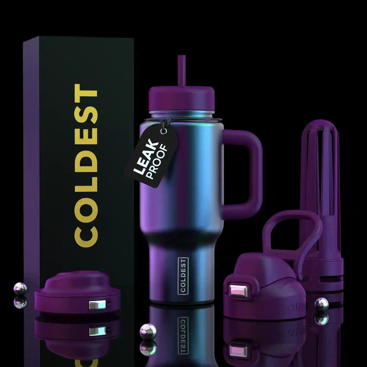COLDEST Limitless Ultra v8 24oz Insulated Water Bottle