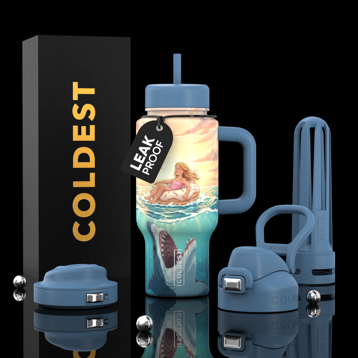COLDEST Limitless Ultra v8 24oz Insulated Water Bottle