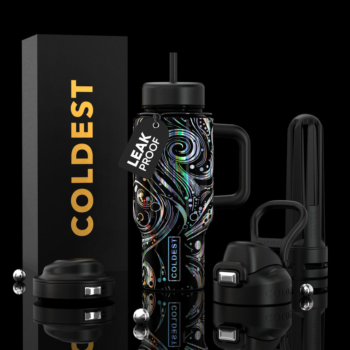 COLDEST Limitless Ultra v8 24oz Insulated Water Bottle