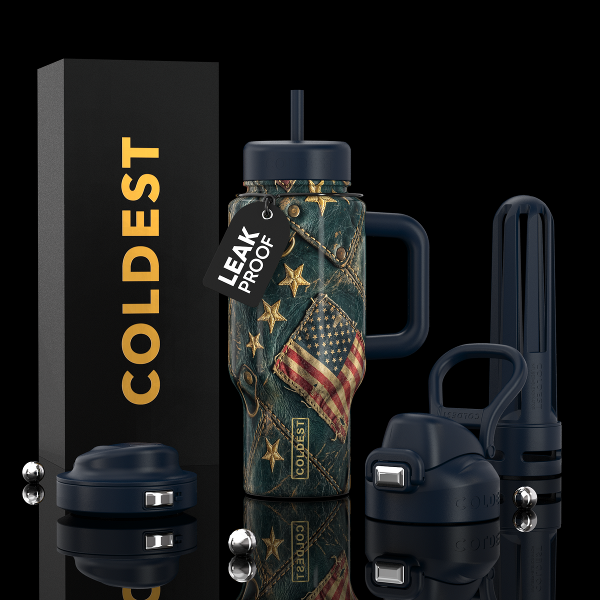 COLDEST Limitless Ultra v8 24oz Insulated Water Bottle