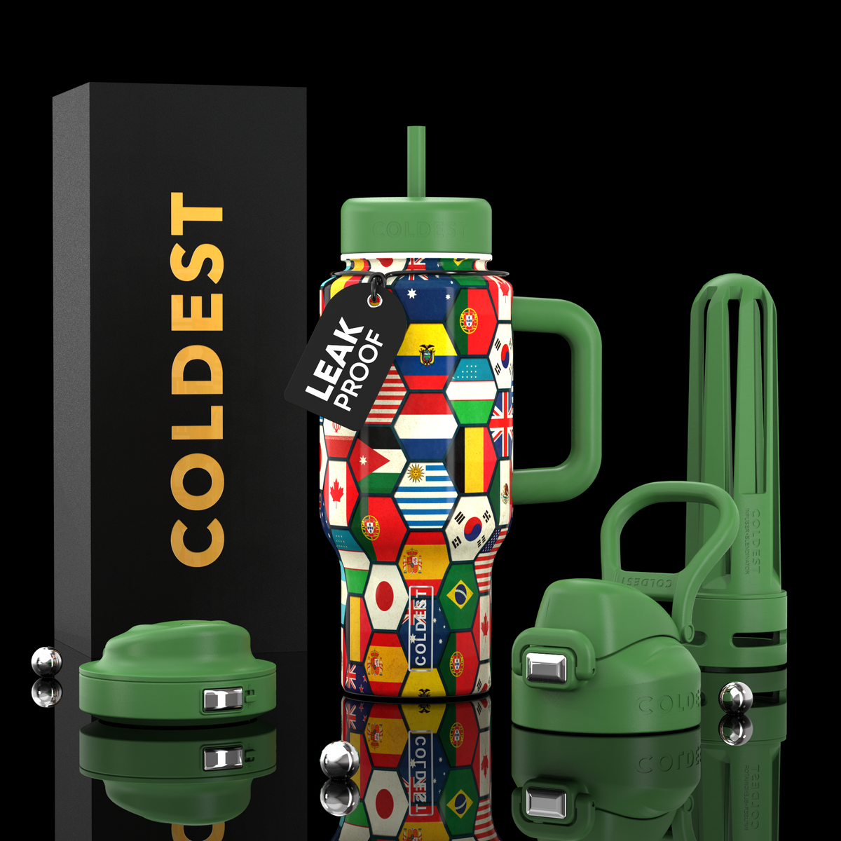 COLDEST Limitless Ultra v8 24oz Insulated Water Bottle