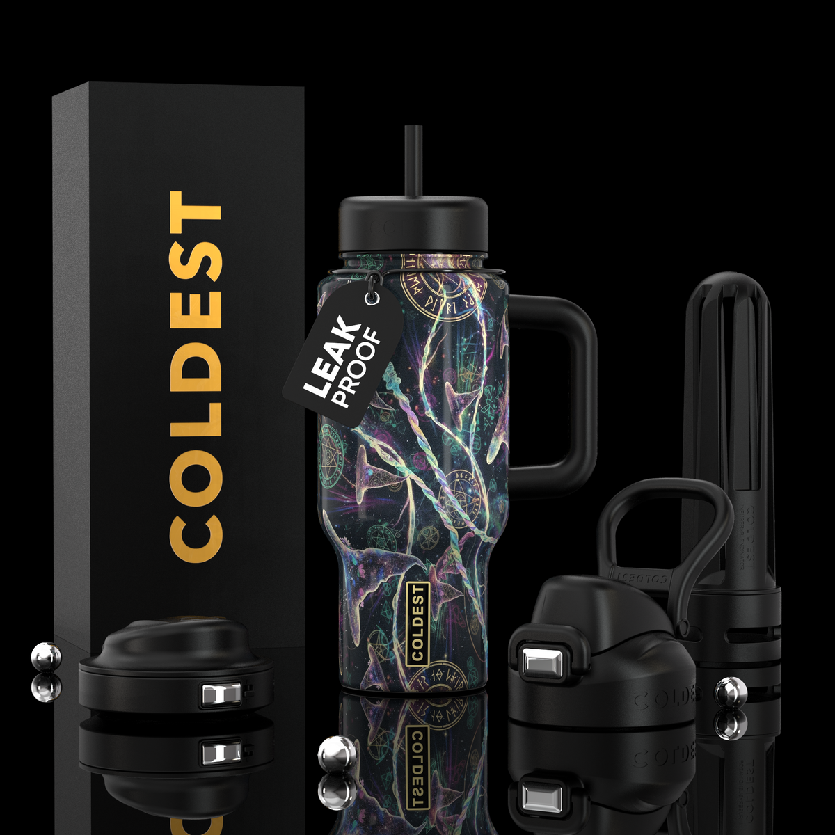 COLDEST Limitless Ultra v8 24oz Insulated Water Bottle