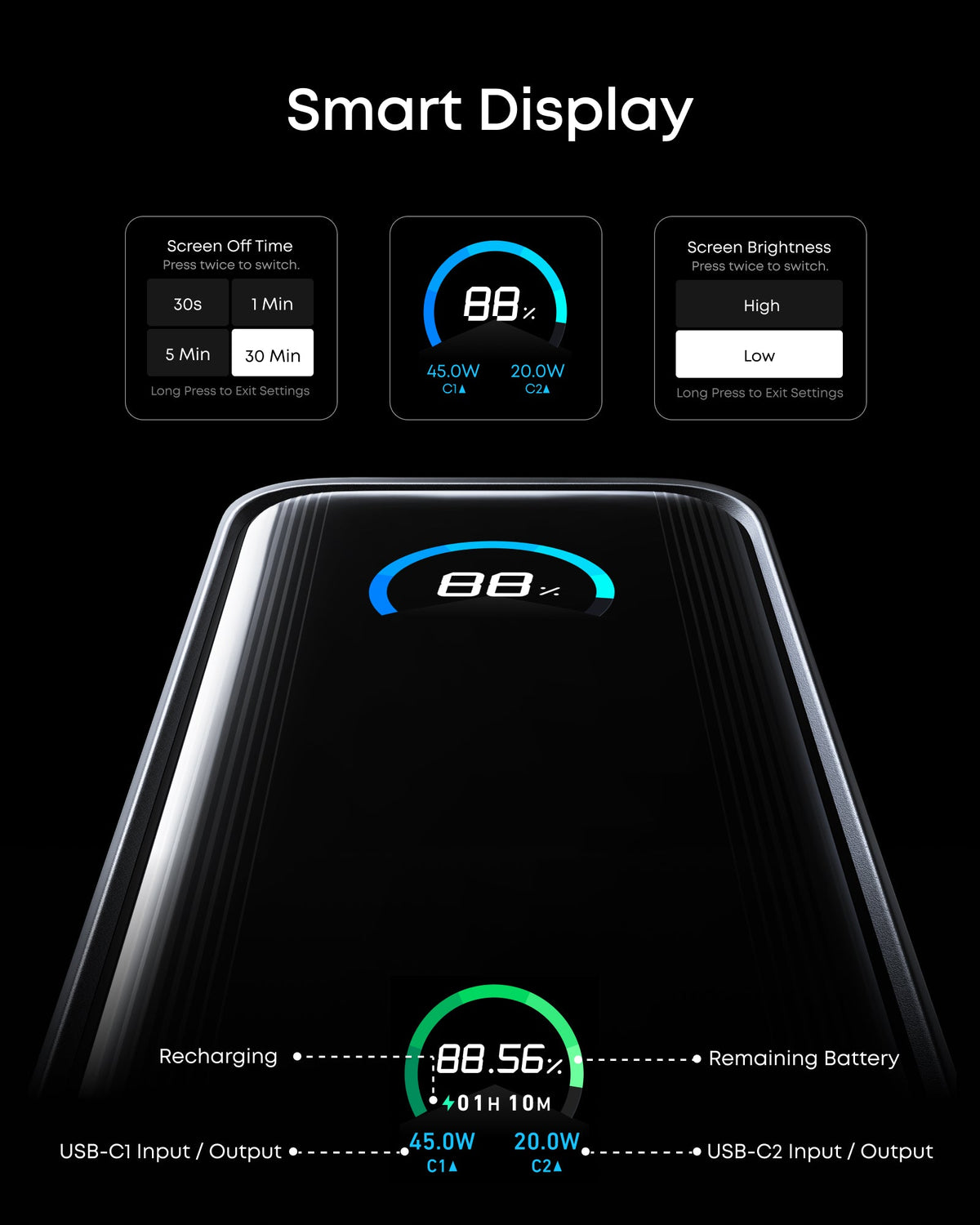 Anker Prime 9,600mAh 65W Fusion Power Bank