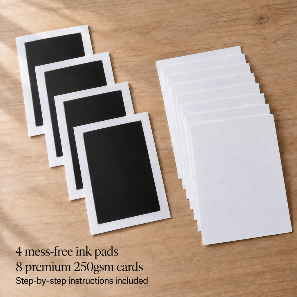Mess-Free Baby Handprint & Footprint Kit – 4 Pack