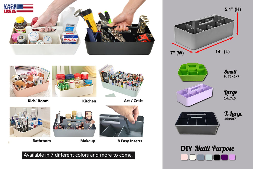 Enjoy Organizer 3-Pack Large Storage Caddy