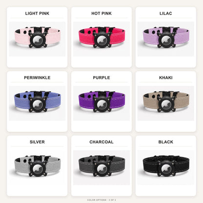 Waterproof AirTag Dog Collar with Built-In Holder
