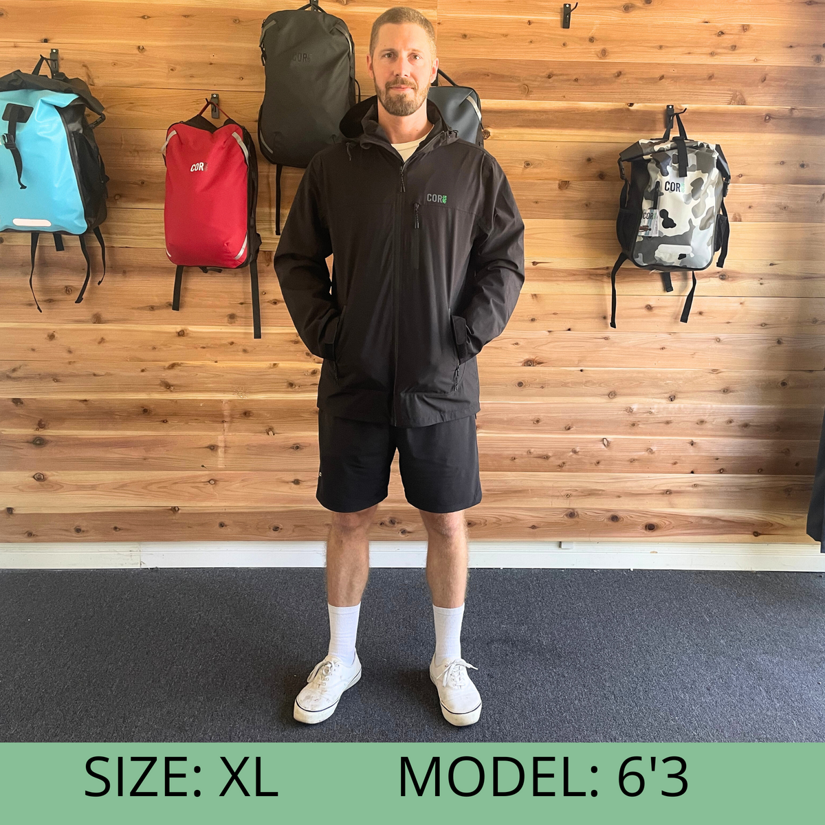 The Huakai Travel Rain Jacket